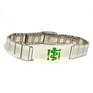 Steel Disc with 12mm Flat Stainless Steel Strap
