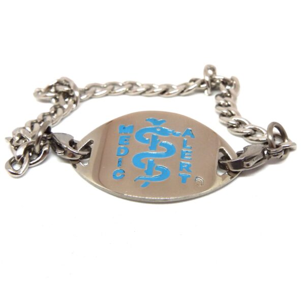Gloss large disc (Teal logo) & chain