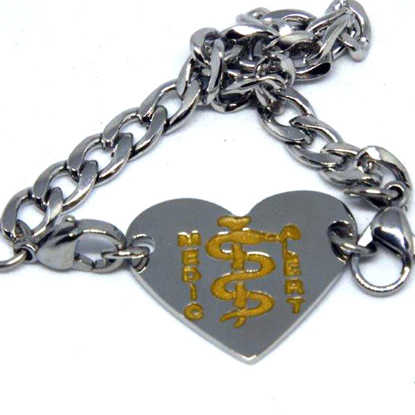 Stainless Steel Heart Bracelet