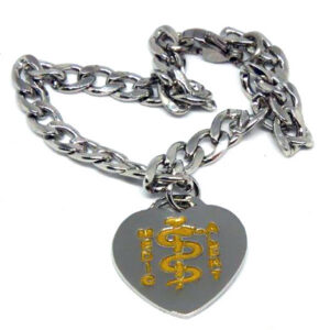 Stainless Steel Heart Charm