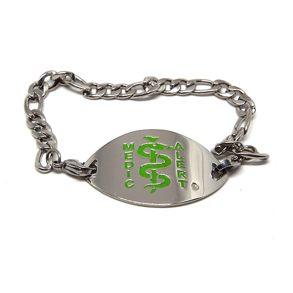 Stainless Steel – Large With Green Logo