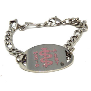 Stainless Steel – Rounded Oval Disc & Chain