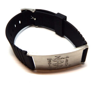 18mm Rubber Flat Strap with Buckle